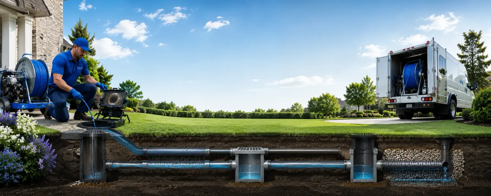 Outdoor drain cleaning information for Deerfield, WI